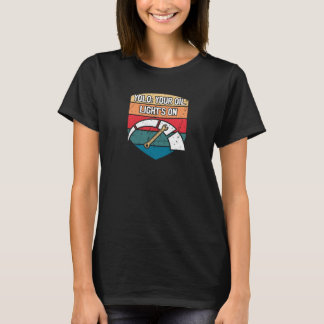 Din Ljus på Älskare-bilens mekaniska bilentusiasti T Shirt