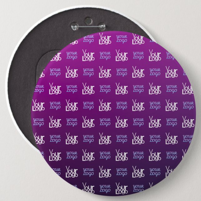 Din Logotyp | 2 Överfört Bilder eller Business Log Knapp (Framsida & baksida)