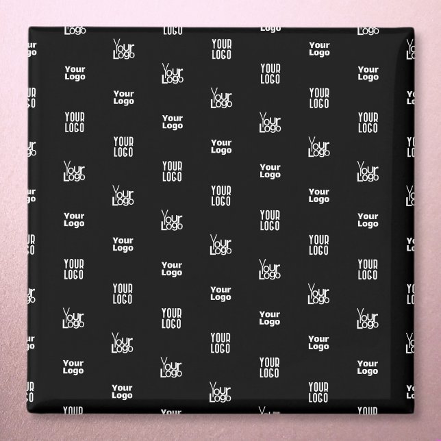 Din logotyp | 3 Logotyp Mönsterdesign Redigerbar S Magnet (Skapare uppladdad)
