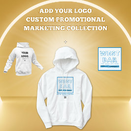 Din Logotyp Anpassningsbar Business Marknadsföring Hoodie
