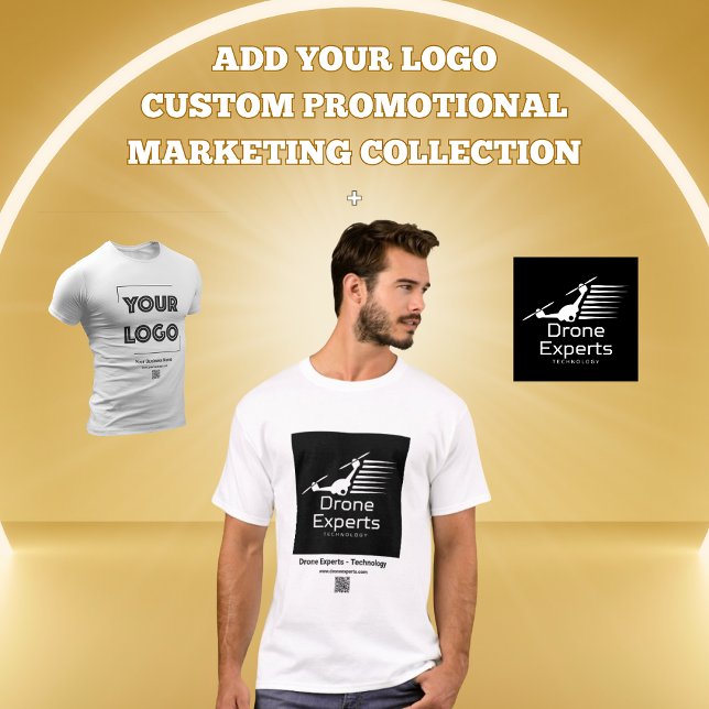 Din Logotyp Anpassningsbar Business Marknadsföring T Shirt (Skapare uppladdad)