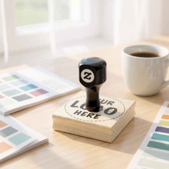 Din Logotyp Anpassningsbar Business Rubber Frimärk Stämpel (Skapare uppladdad)
