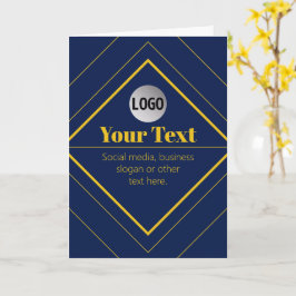 Din logotyp & anpassningsbar designmall kort
