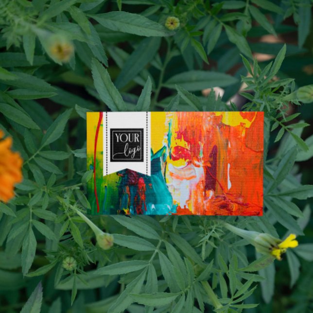 Din Logotyp Artwork Artist Art Studio Visitkort (Skapare uppladdad)