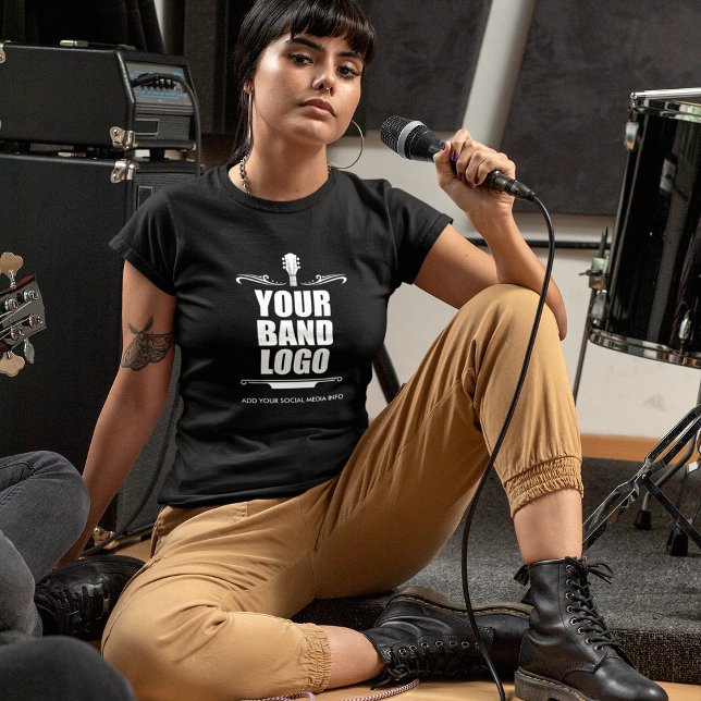 Din Logotyp Band - Välj dina Färg-kvinnor T Shirt (Choose from a variety of colors, styles and sizes.)