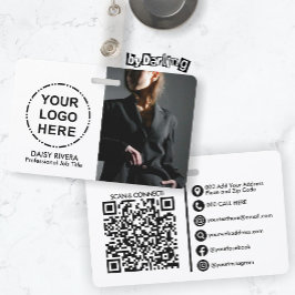 Din logotyp & bild Minimalistisk Modern QR-kod