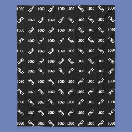 Din Logotyp/bild | Unik modern geometrisk Patten Fleecefilt