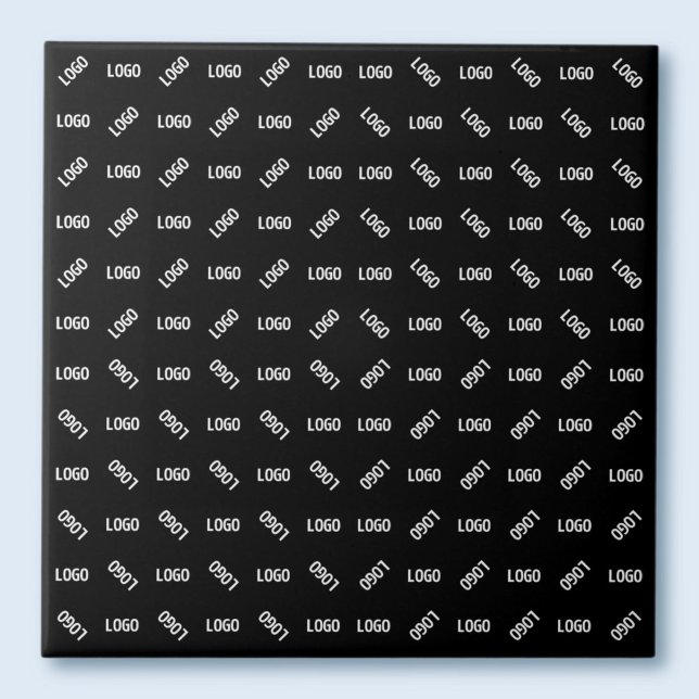 Din Logotyp/bild | Unik modern geometrisk Patten Kakelplatta (Skapare uppladdad)