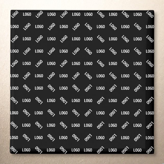 Din Logotyp/bild | Unik modern geometrisk Patten Magnet (Skapare uppladdad)