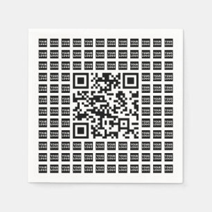Din Logotyp/bildtext, kompilerad och redigerbar sk Pappersservett