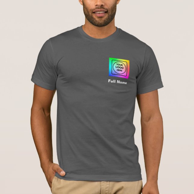 Din logotyp Branding Personal T-Shirt (Framsida)