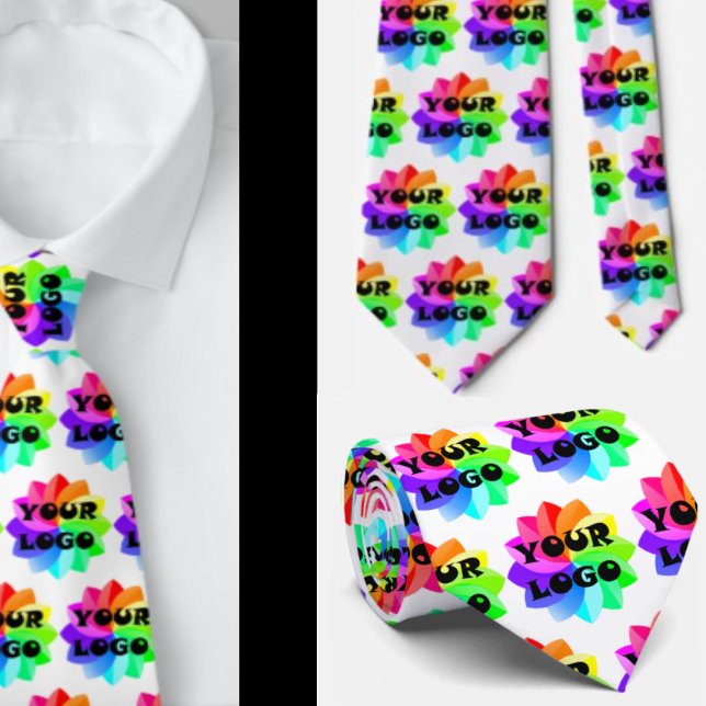 Din Logotyp Business Company Neck Tie Necktie Slips (Skapare uppladdad)
