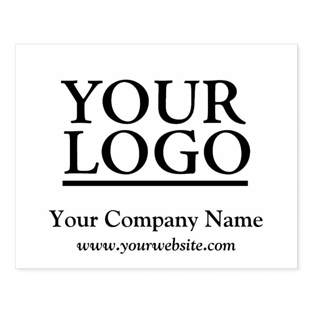 Din Logotyp, Business Namn, webbplats Stämpel (Tryck)