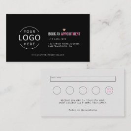 Din Logotyp Chic Beauty Aesthetics Loyalty & Visitkort