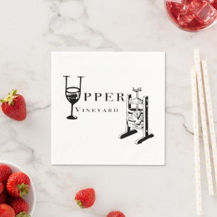 Din Logotyp Cocktail Pappersservett