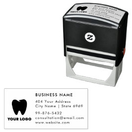 Din Logotyp | Dagmodernt minimalistiskt företag Självfärgande Stämpel