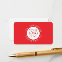 Din Logotyp eller annan bild | Julrött och vitt