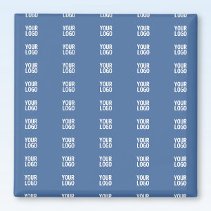 Din Logotyp eller bild Lodrät Rand Mönster Magnet