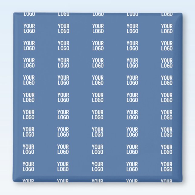 Din Logotyp eller bild | Lodrät Rand Mönster Magnet (Skapare uppladdad)