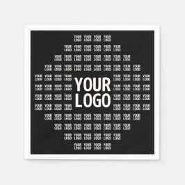 Din Logotyp eller bild | Unikt Modern Mönster Pappersservett