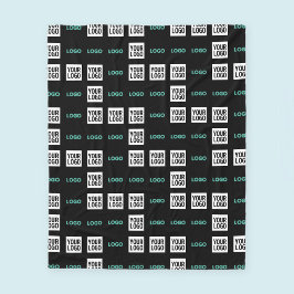 Din Logotyp eller bild | Zig Zag Mönster w/Två bil Fleecefilt