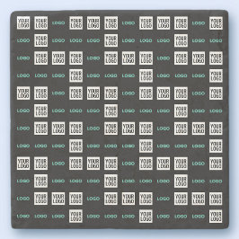 Din Logotyp eller bild | Zig Zag Mönster w/Två bil Stenunderlägg