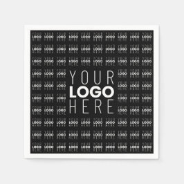 Din Logotyp eller bildkompilerad Mönster-Logotyp f Pappersservett