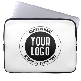 Din Logotyp eller design | Fet redigerbar text Laptop Fodral