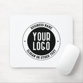 Din Logotyp eller design | Fet redigerbar text Musmatta