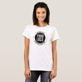Din Logotyp eller design | Fet redigerbar text T Shirt