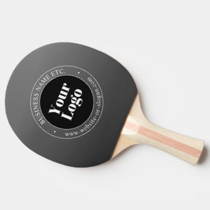 Din Logotyp eller design och redigerbar text Pingisracket