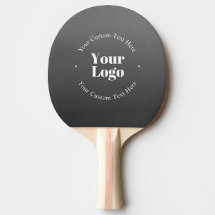 Din Logotyp eller design och redigerbar text Pingisracket