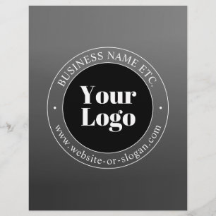 Din Logotyp eller design och redigerbar text Reklamblad