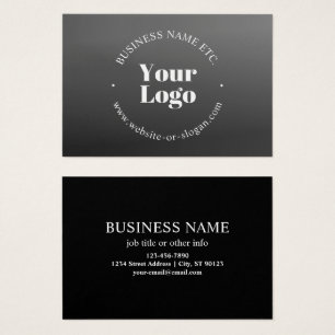 Din Logotyp eller design och redigerbar text Visitkort