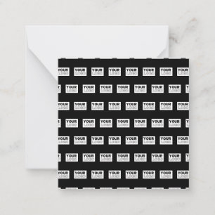 Din Logotyp eller design Redigerbar bakgrund för Anteckningskort