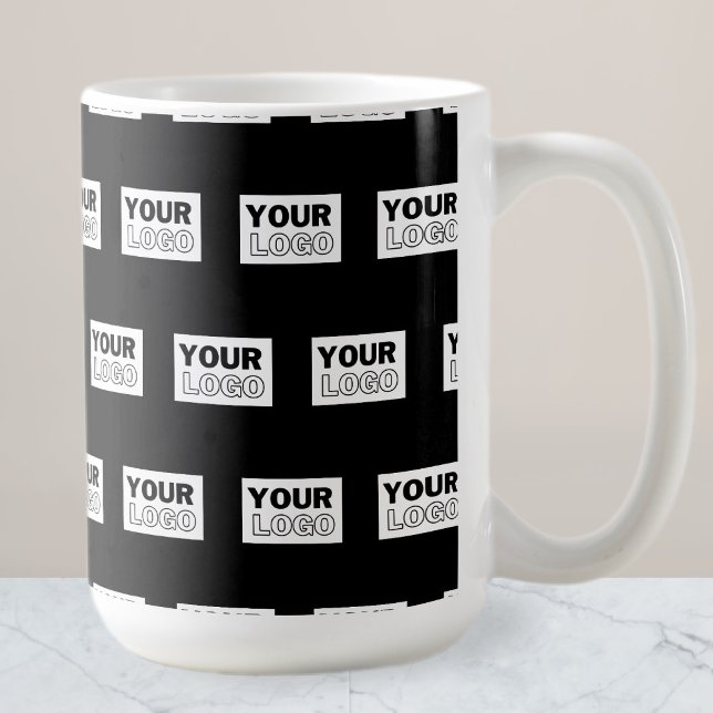 Din Logotyp eller design | Redigerbar bakgrund för Kaffemugg (Skapare uppladdad)