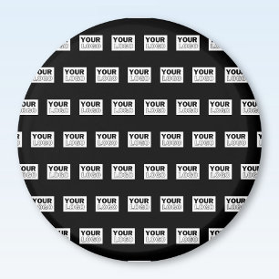 Din Logotyp eller design   Redigerbar bakgrund för Magnet