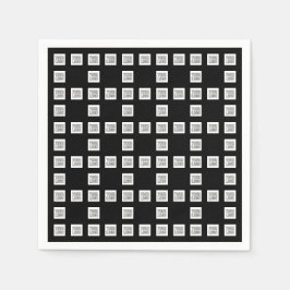 Din Logotyp eller image Unik upprepande Mönster Pappersservett