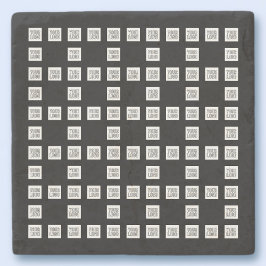 Din Logotyp eller image Unik upprepande Mönster Stenunderlägg