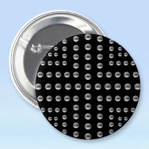 Din Logotyp eller någon bild Unikt Modern Mönste Knapp