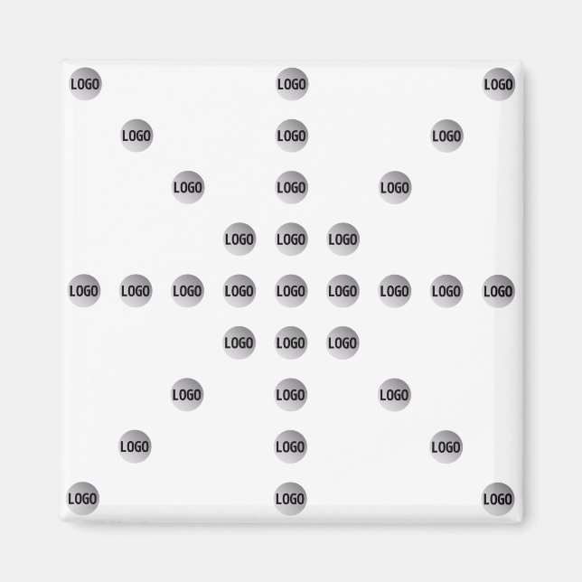 Din Logotyp eller någon överladdad bild | Star Mön Magnet (Framsidan)