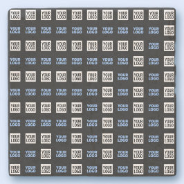 Din Logotyp eller överförd bild | Geometric Mönste Stenunderlägg