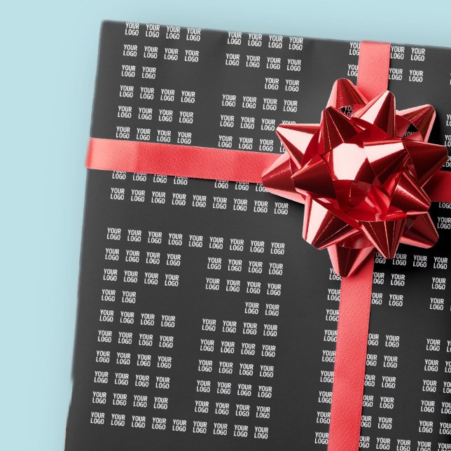 Din logotyp eller uppladdad bild | Korsmönster  Presentpapper (Skapare uppladdad)