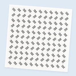 Din Logotyp | Enkelt alternerande upprepande Mönst Pappersservett