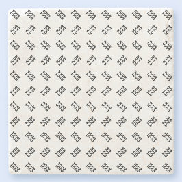 Din Logotyp | Enkelt alternerande upprepande Mönst Stenunderlägg