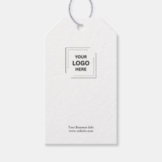 Din Logotyp | Företag Modern Minimalistisk Corpora Presentetikett