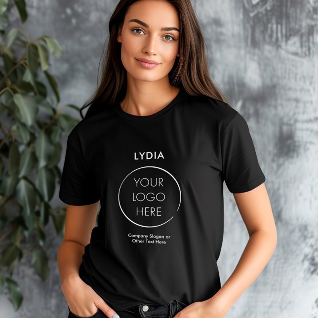 Din logotyp Företagets varumärkesfrämjande med nam T Shirt (Skapare uppladdad)