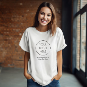 Din Logotyp Företagets Varumärkesidentitet Marknad T Shirt