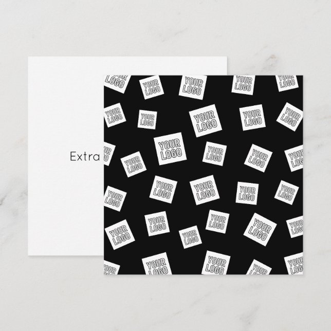 Din logotyp, foto eller annan bild | Slumpmässig p Anteckningskort (Fram/baksida)