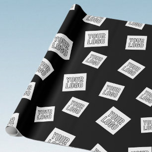 Din logotyp, foto eller annan bild Slumpmässig p Presentpapper